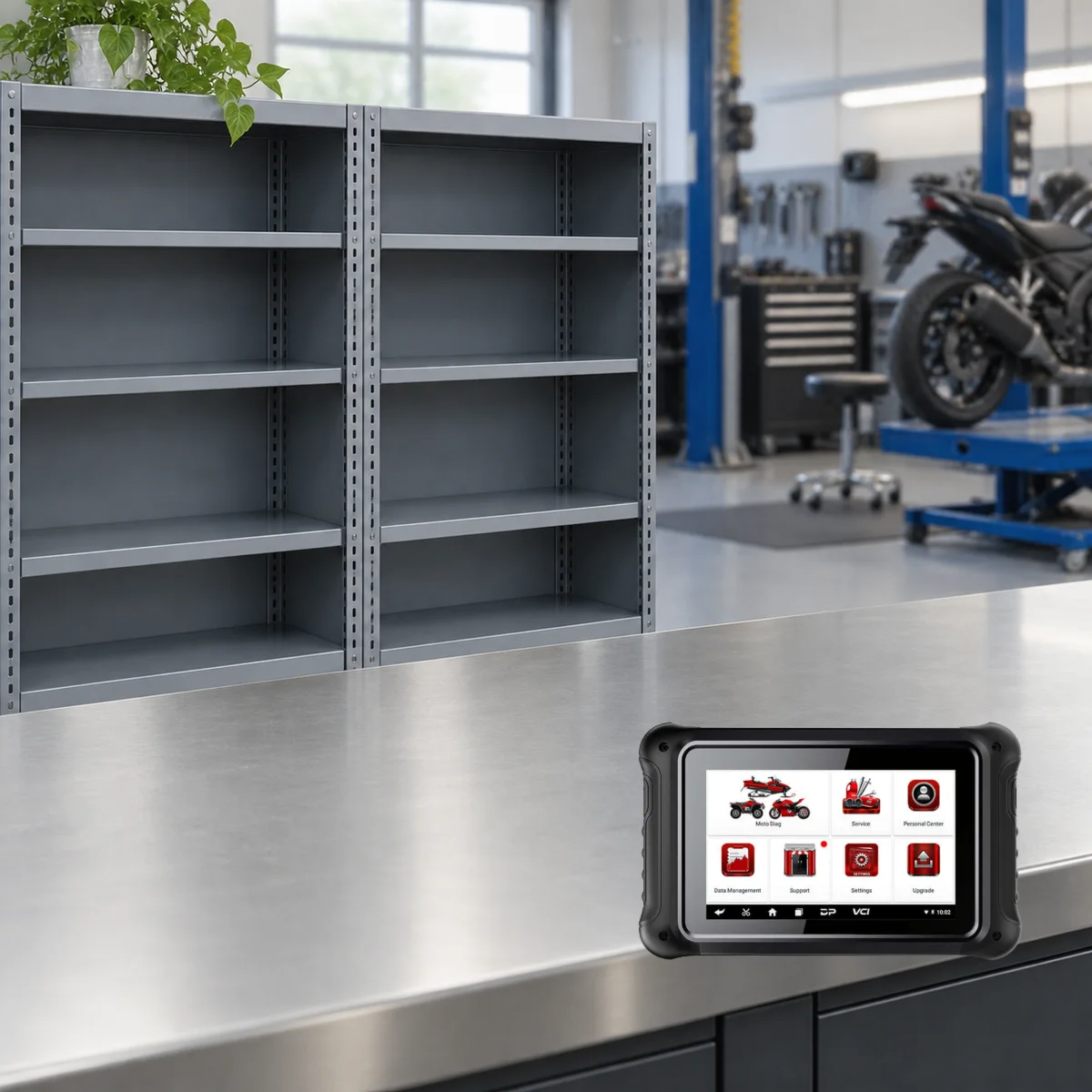 Verified genuine ANCEL MT700 diagnostic tablet verified on an empty package inspection bench