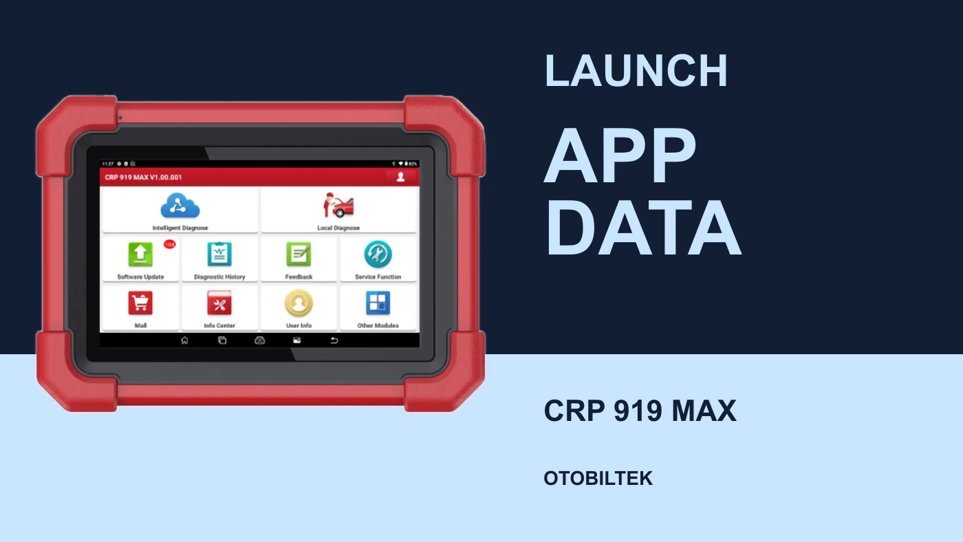 Launch yeniləməsi yüklənmir: lisenziya, hesab və paket səhvini ayırın mövzusuna həsr olunmuş Launch CRP 919 MAX real məhsul şəkli; tətbiqi test qeydi deyil.