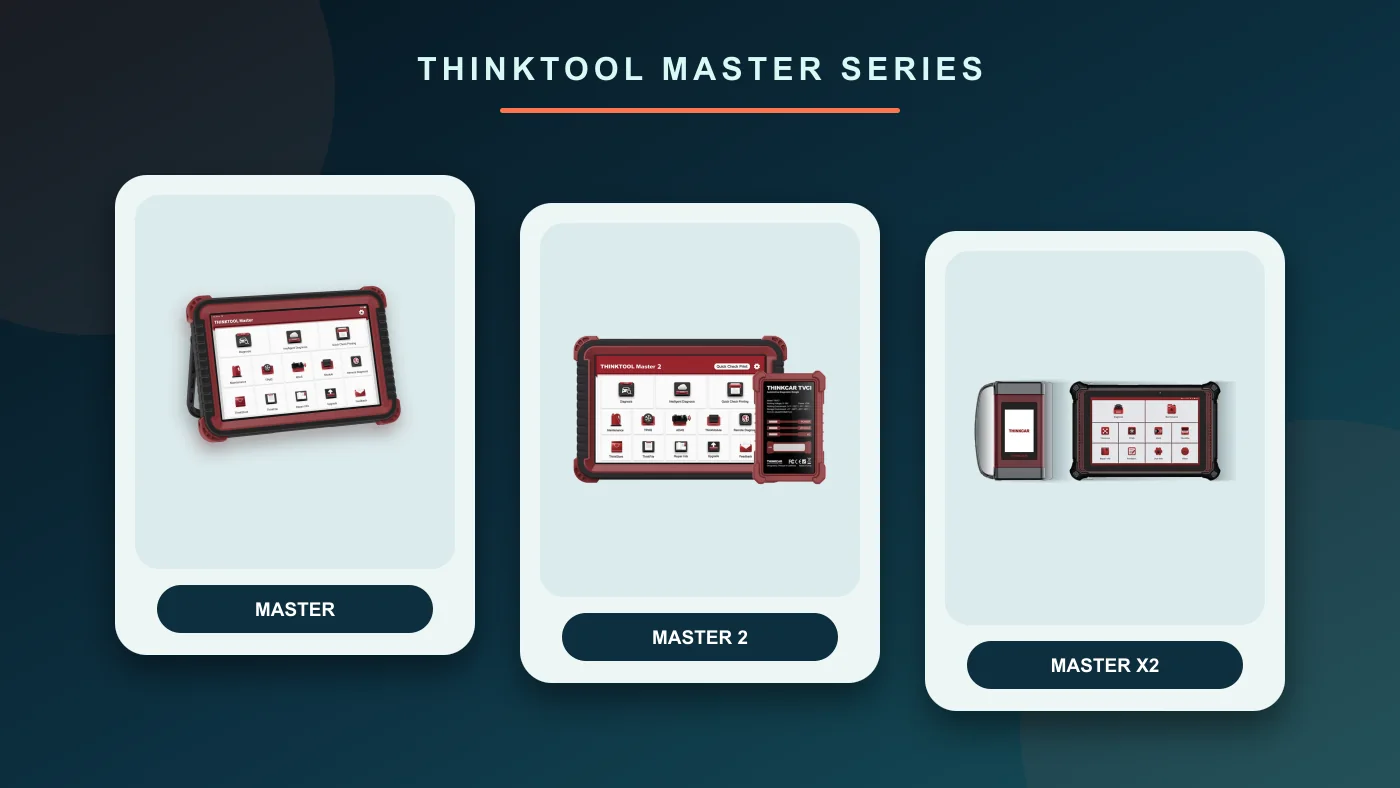 Gerçek Thinktool Master, Master 2 ve Master X2 cihazlarının karşılaştırması