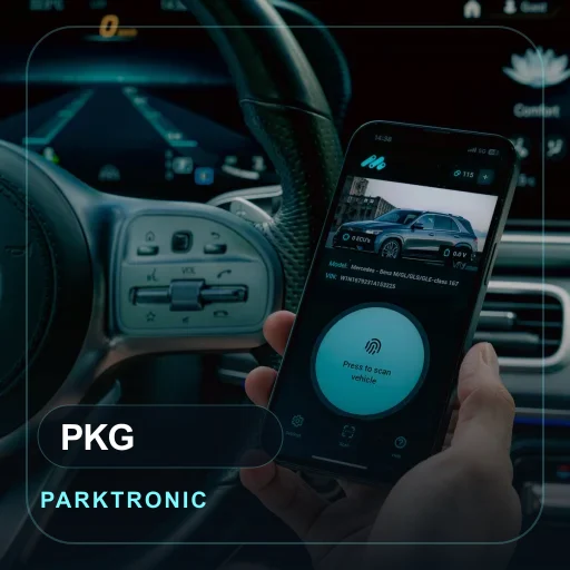 Parktronic görsel animasyonu için MBito özellik görseli