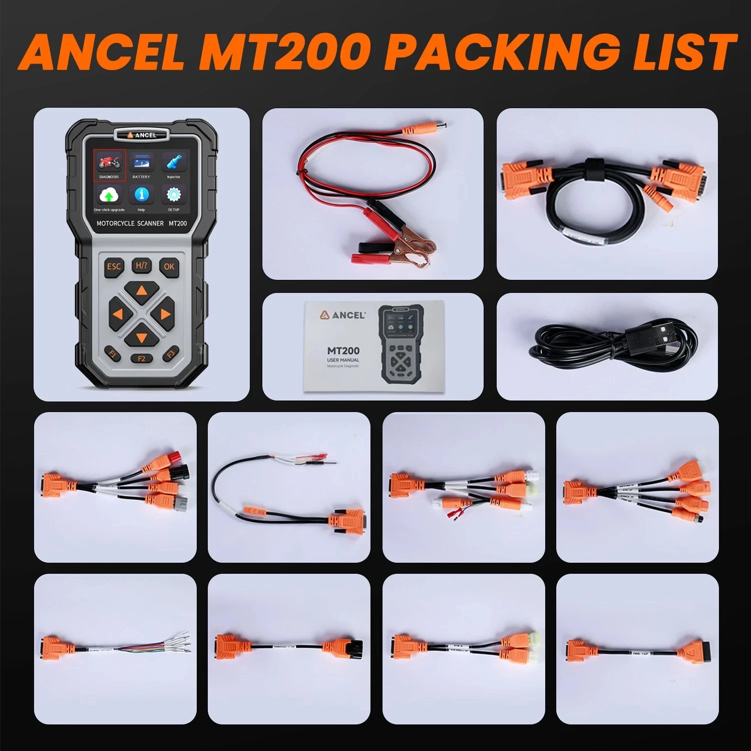 Ancel MT200 kablo seti görseli