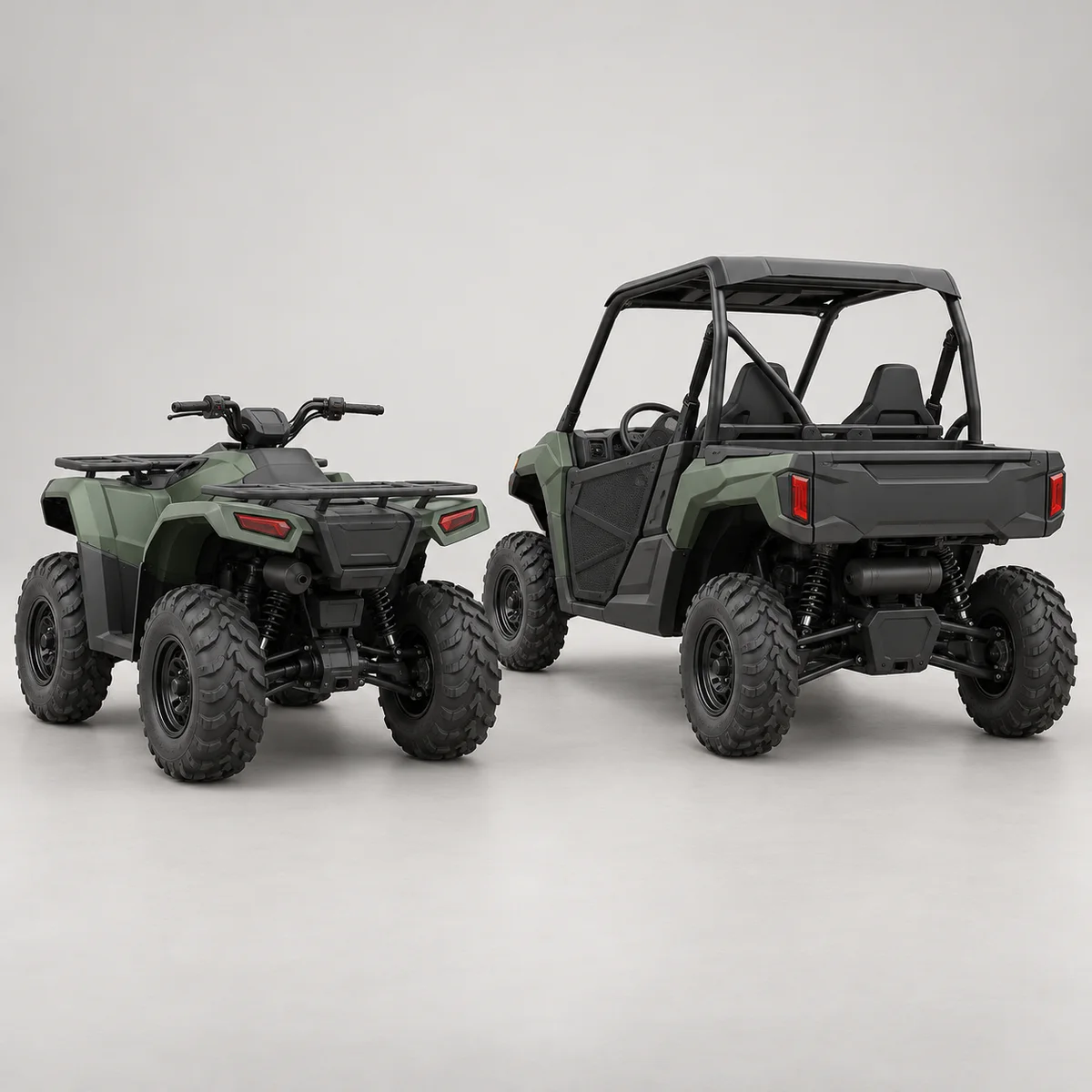 Logoless representation of ATV and UTV vehicle classes considered in MT200 selection