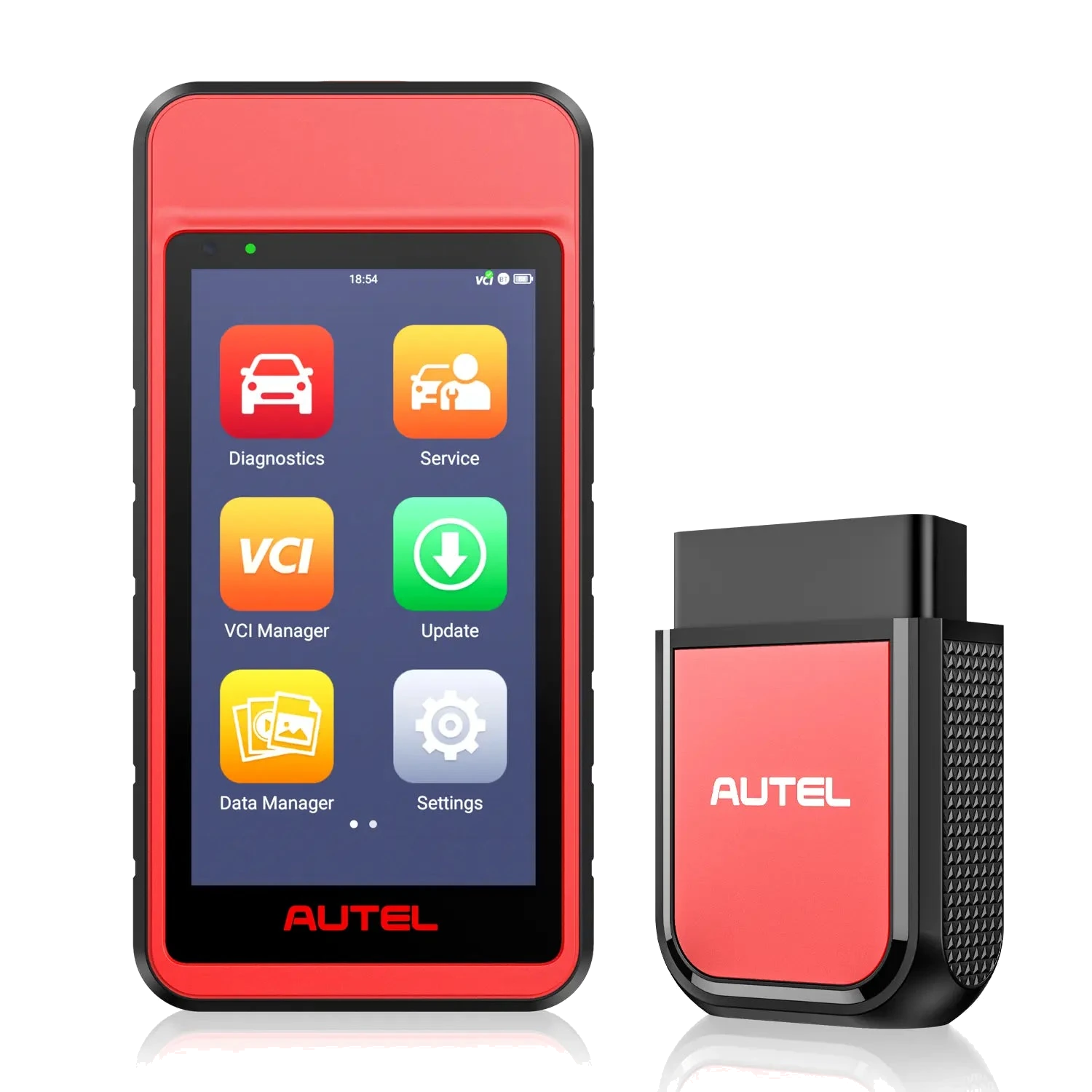 Autel MaxiDiag MD909 Pro el tipi diagnostik cihazı ve V150 Lite arayüzü