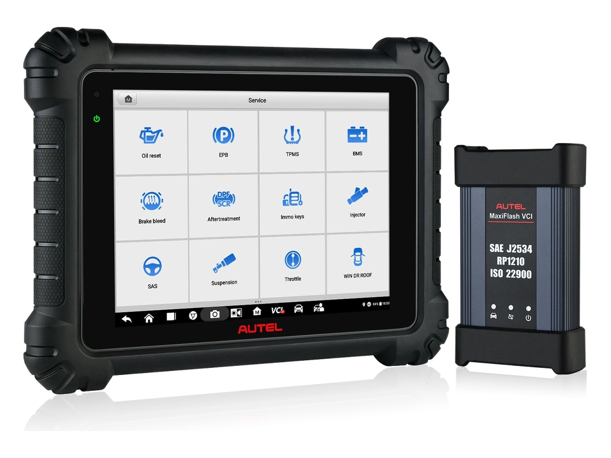 Angled tablet and VCI