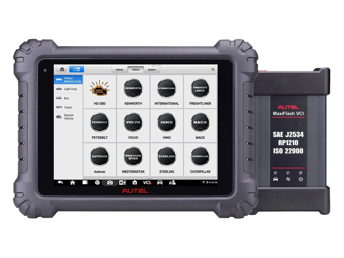 Angled tablet and VCI