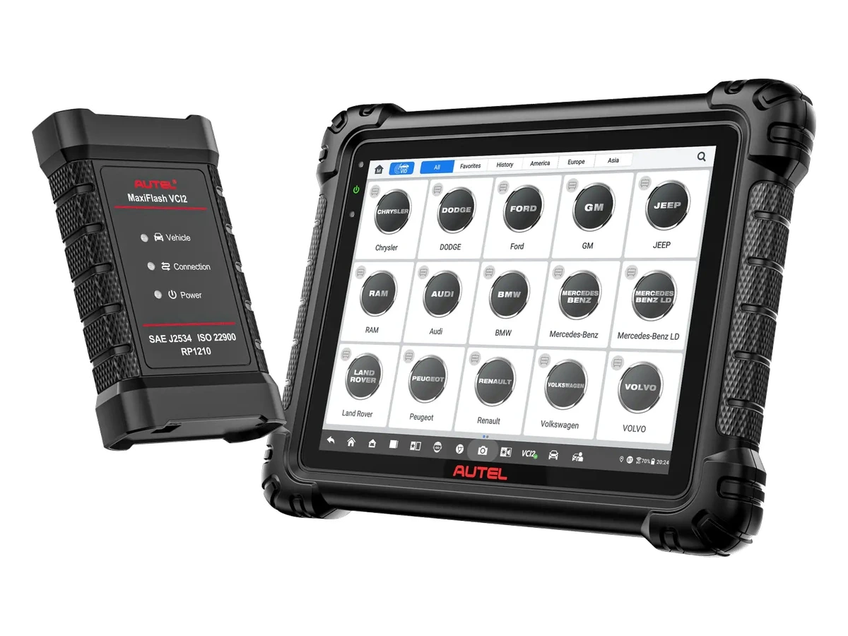 Angled tablet and VCI2