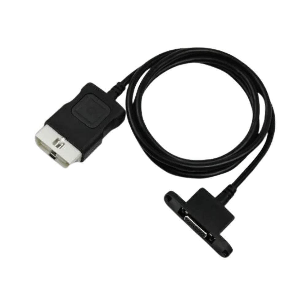 Autocom CDP+ uyumlu siyah OBD2 ana kablonun iki bağlantı ucu