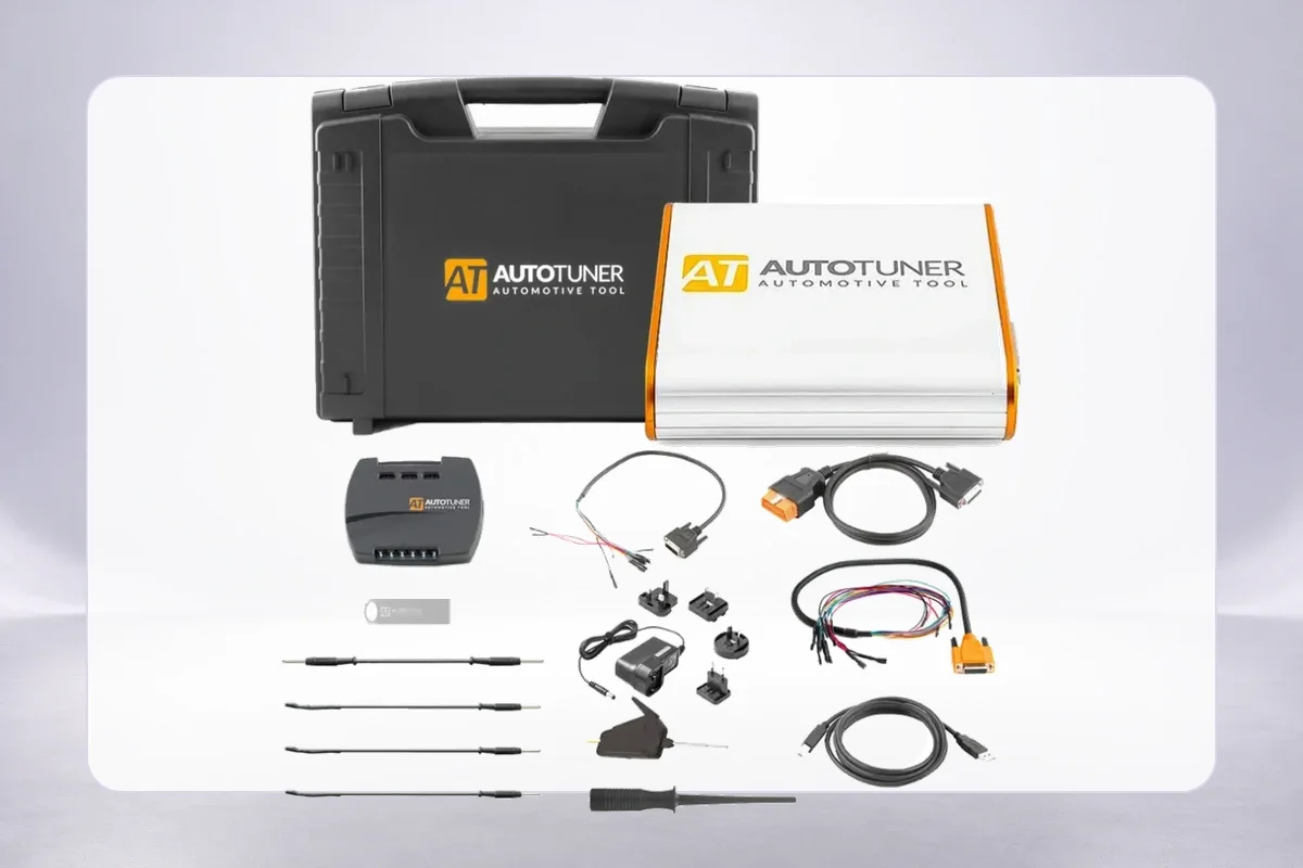 The actual device and standard connection set used in common for AutoTuner Master and Slave packages
