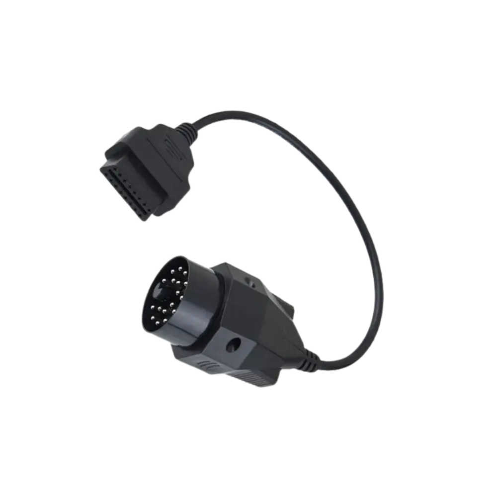 BMW 20 pin yuvarlak soketten 16 pin OBD2 girişe dönüşüm kablosu