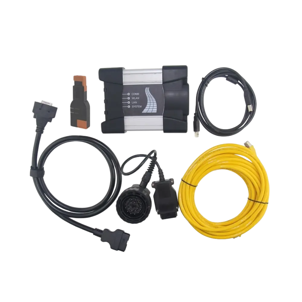 BMW ICOM A3 tipi cihazın bağlantı kabloları, MOST ve 20 pin adaptör seti