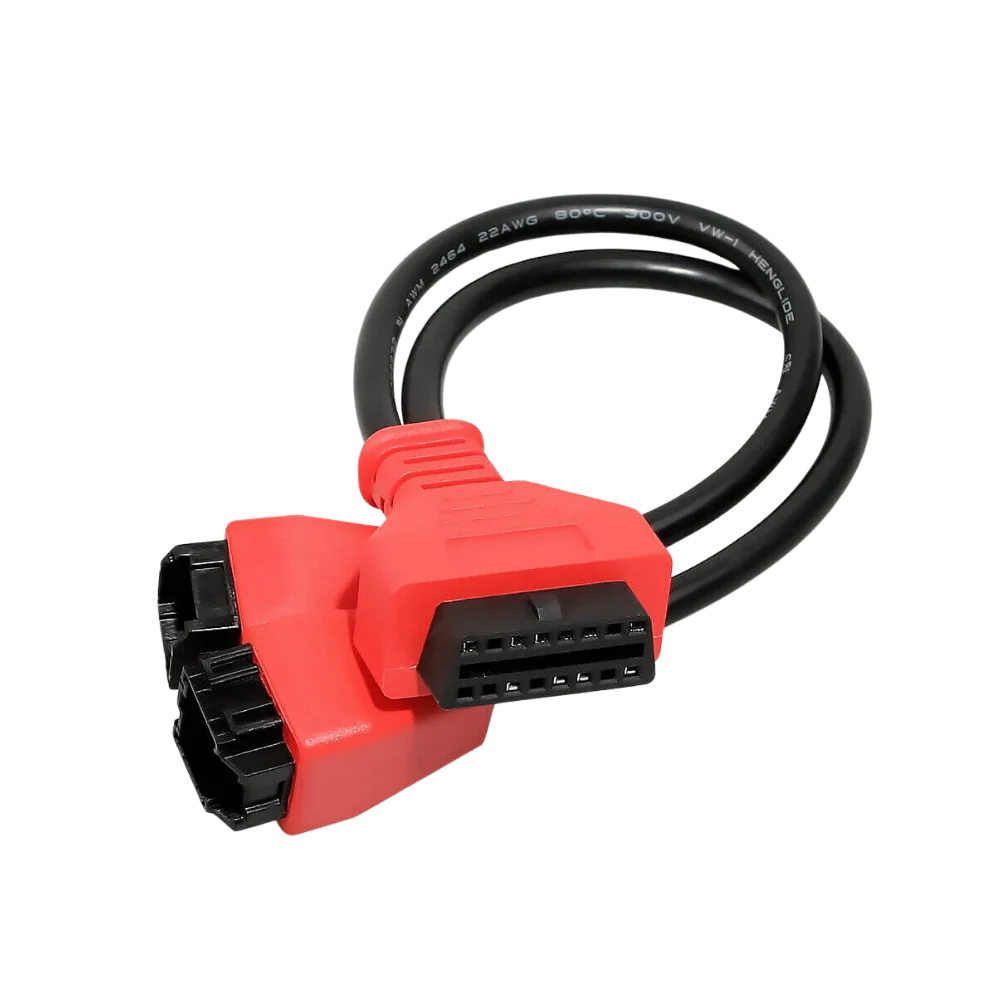 Fiat SGW bypass kablosunun 12 pin, 8 pin ve OBD2 konnektörleri