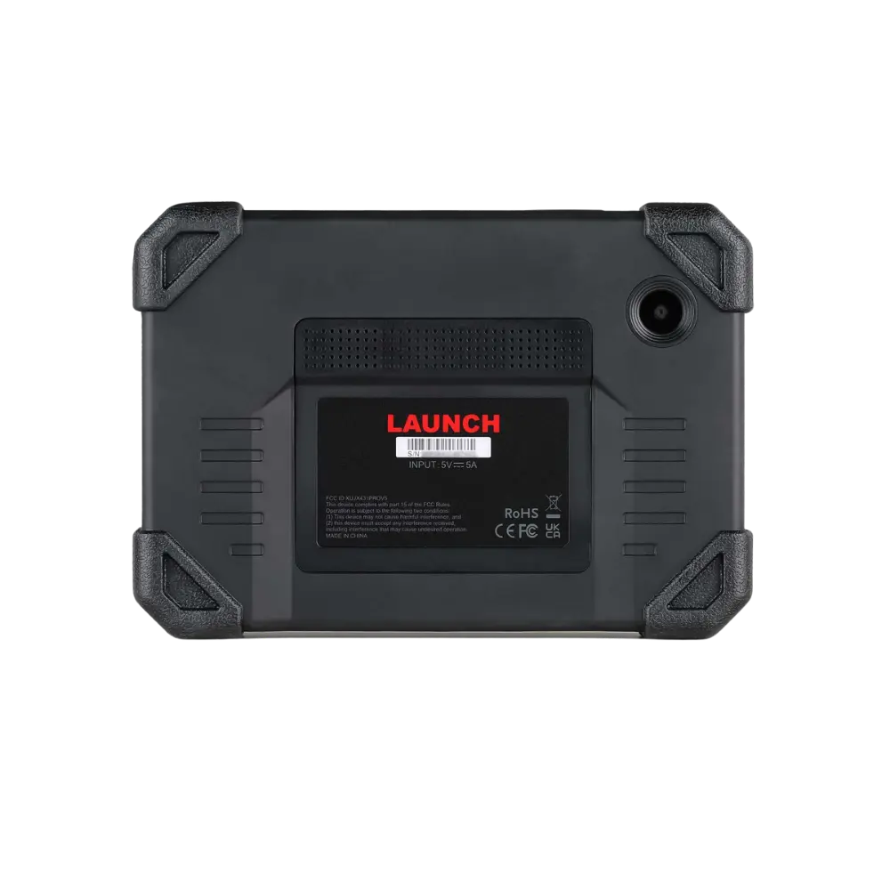 Launch CRP919E BT diagnostik tablet arka görünümü