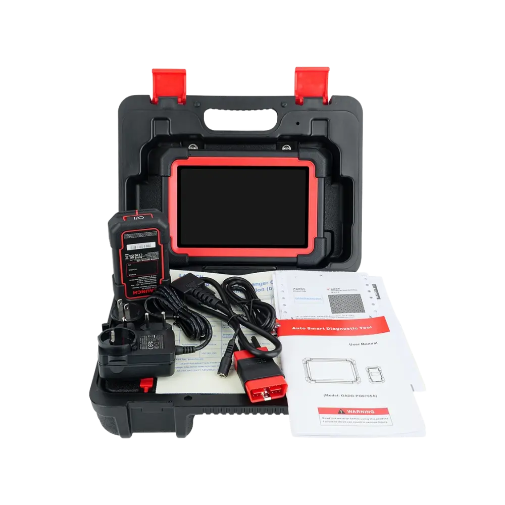 Launch CRP919E BT tablet, VCI, kablolar ve taşıma çantası