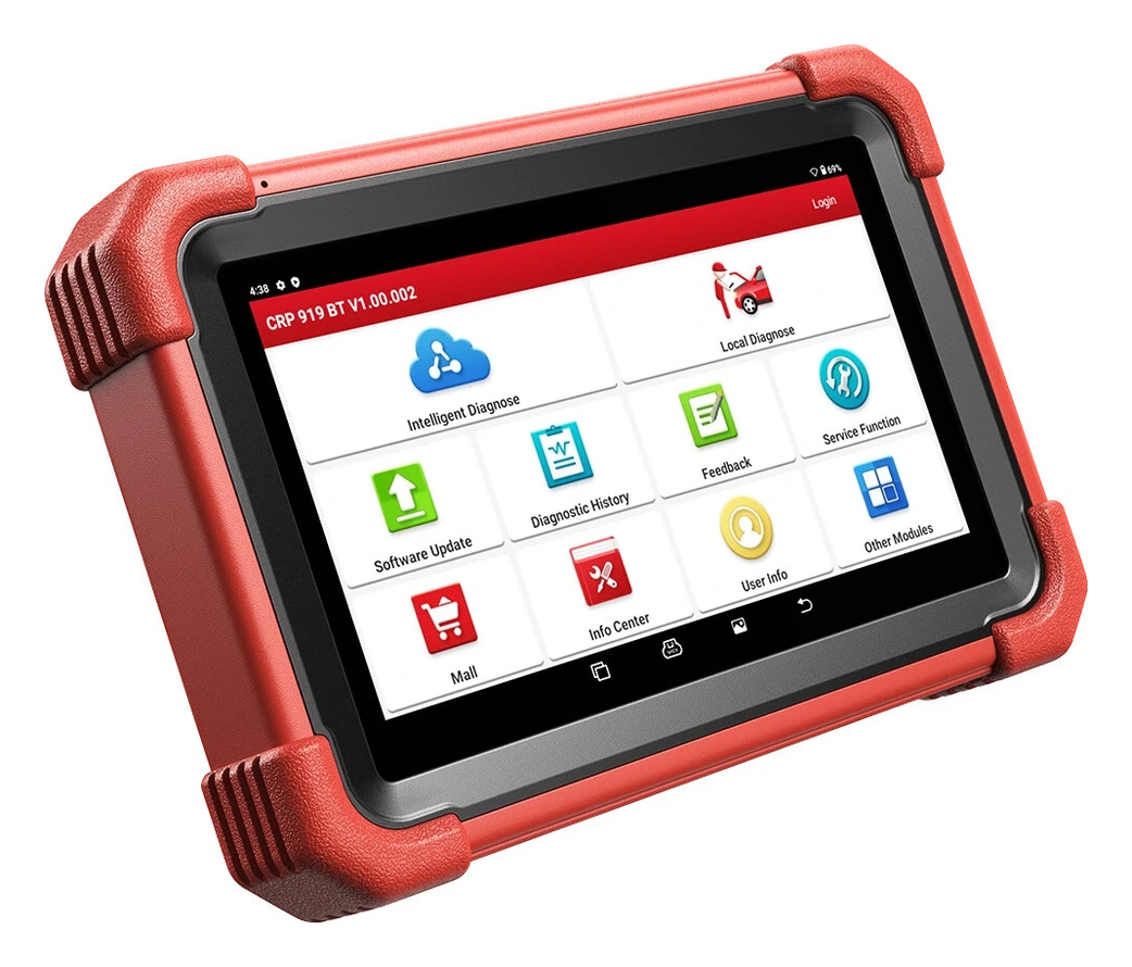 Angled tablet