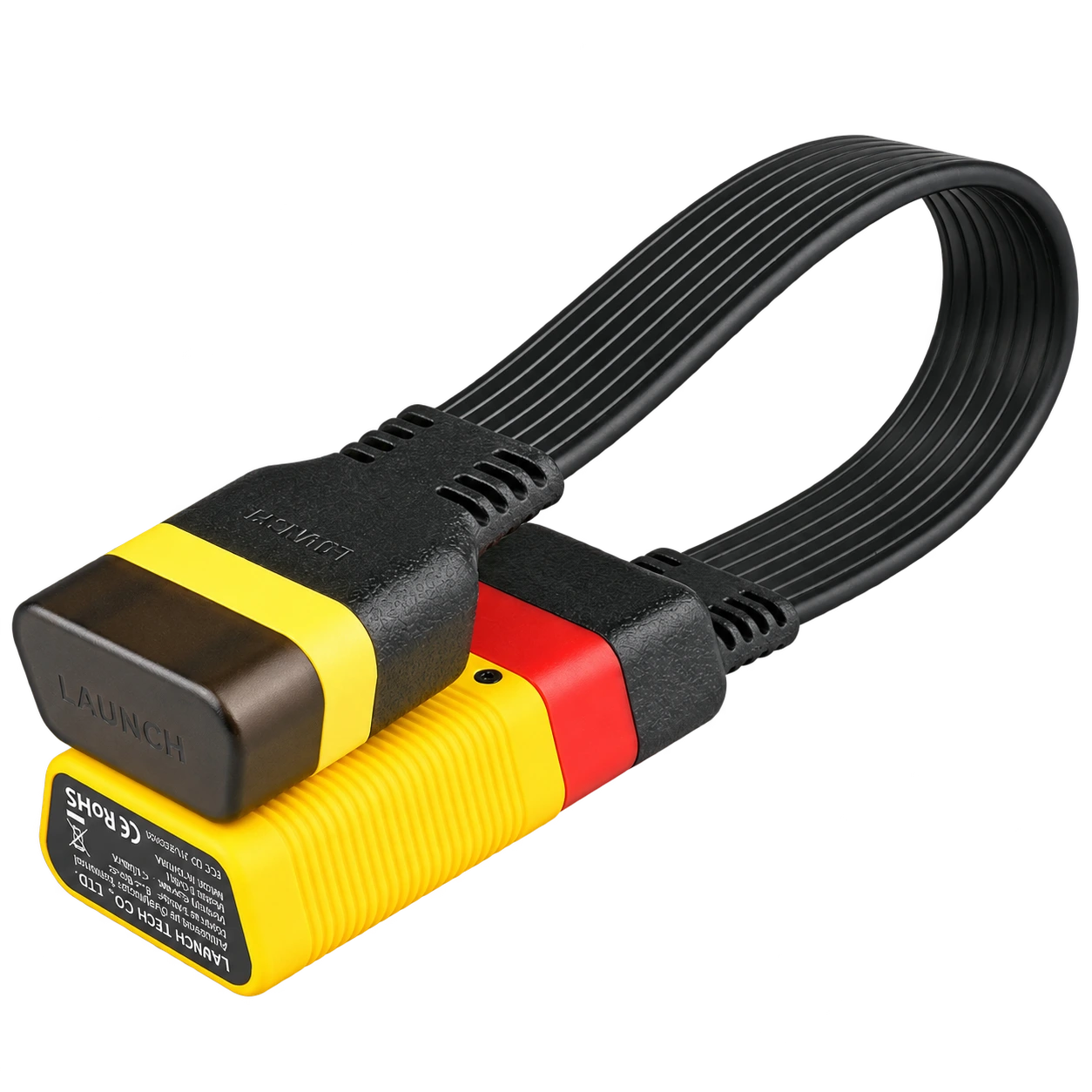 Example connection of the Launch OBD2 30 cm extension cable with a Launch diagnostic device