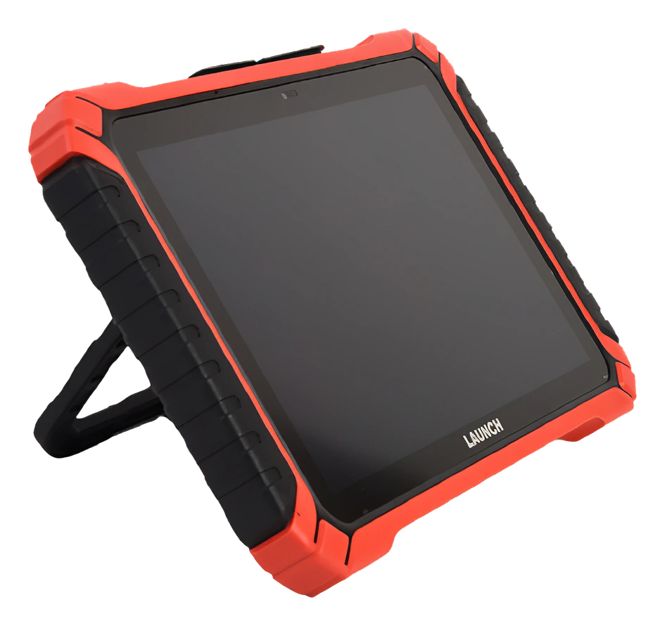 Tilted tablet and rear stand