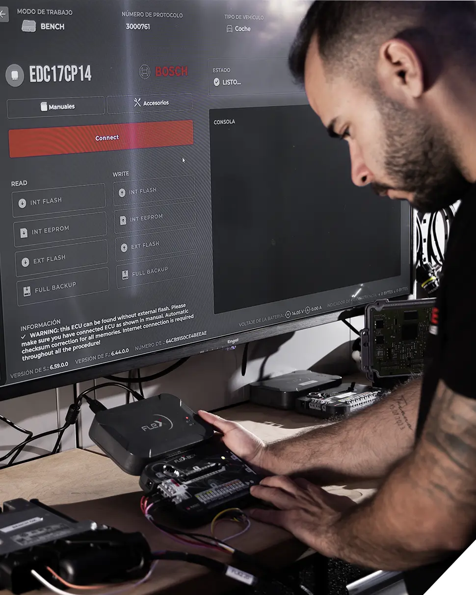Magicmotorsport FLEX ve FlexBox ile masa üstü Bench ECU bağlantısı