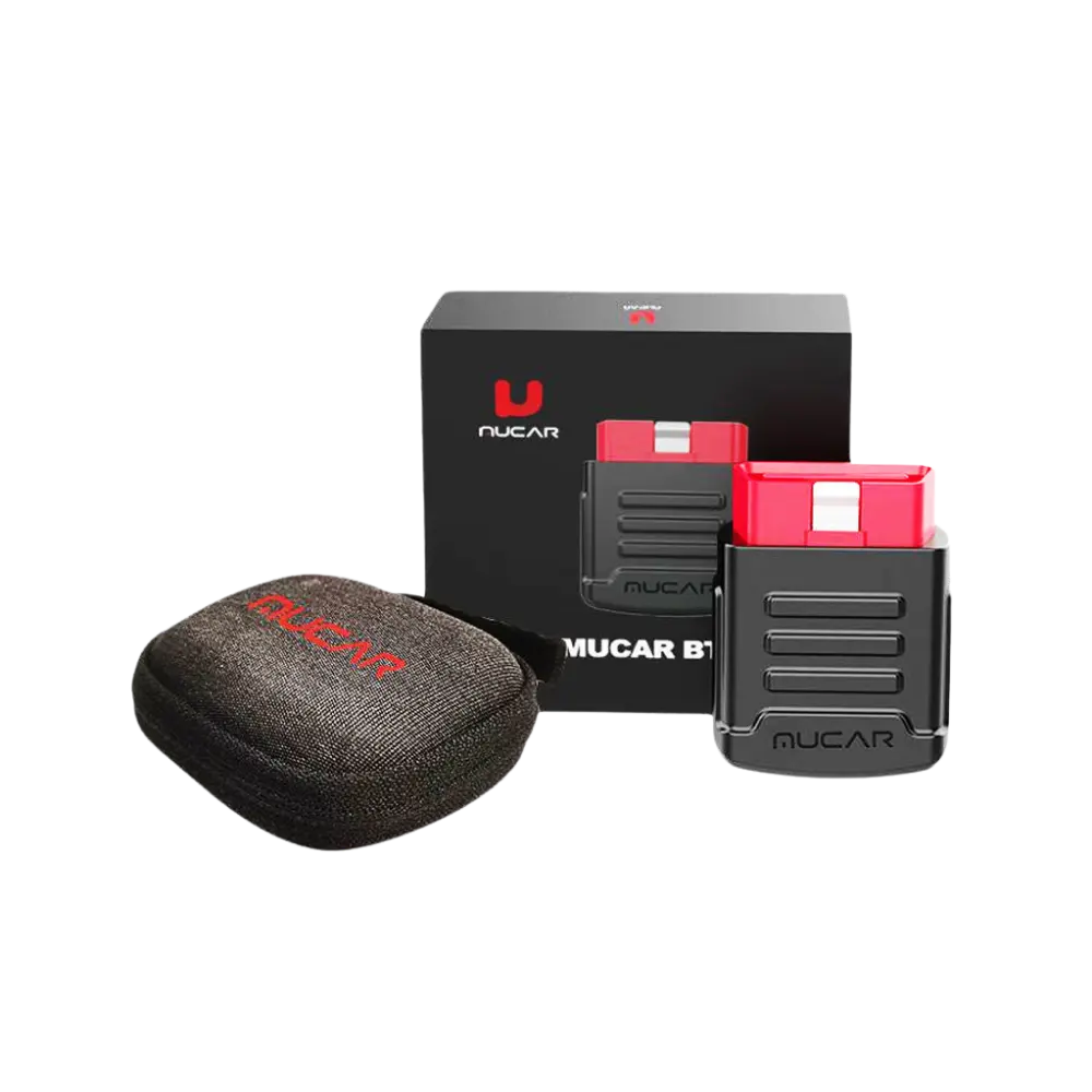 MUCAR BT200 device, box, and carrying case