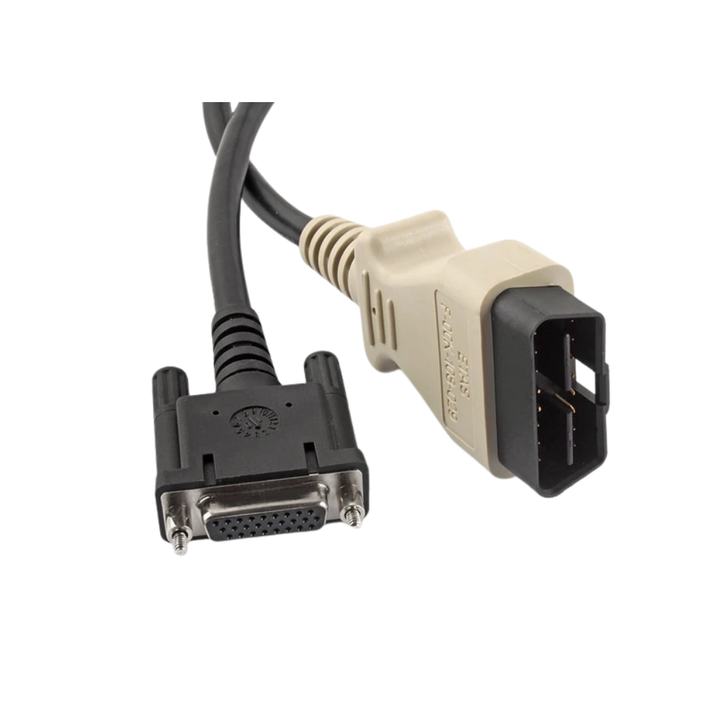 Opel GM MDI kablosunun OBD2 ve cihaz konnektörleri