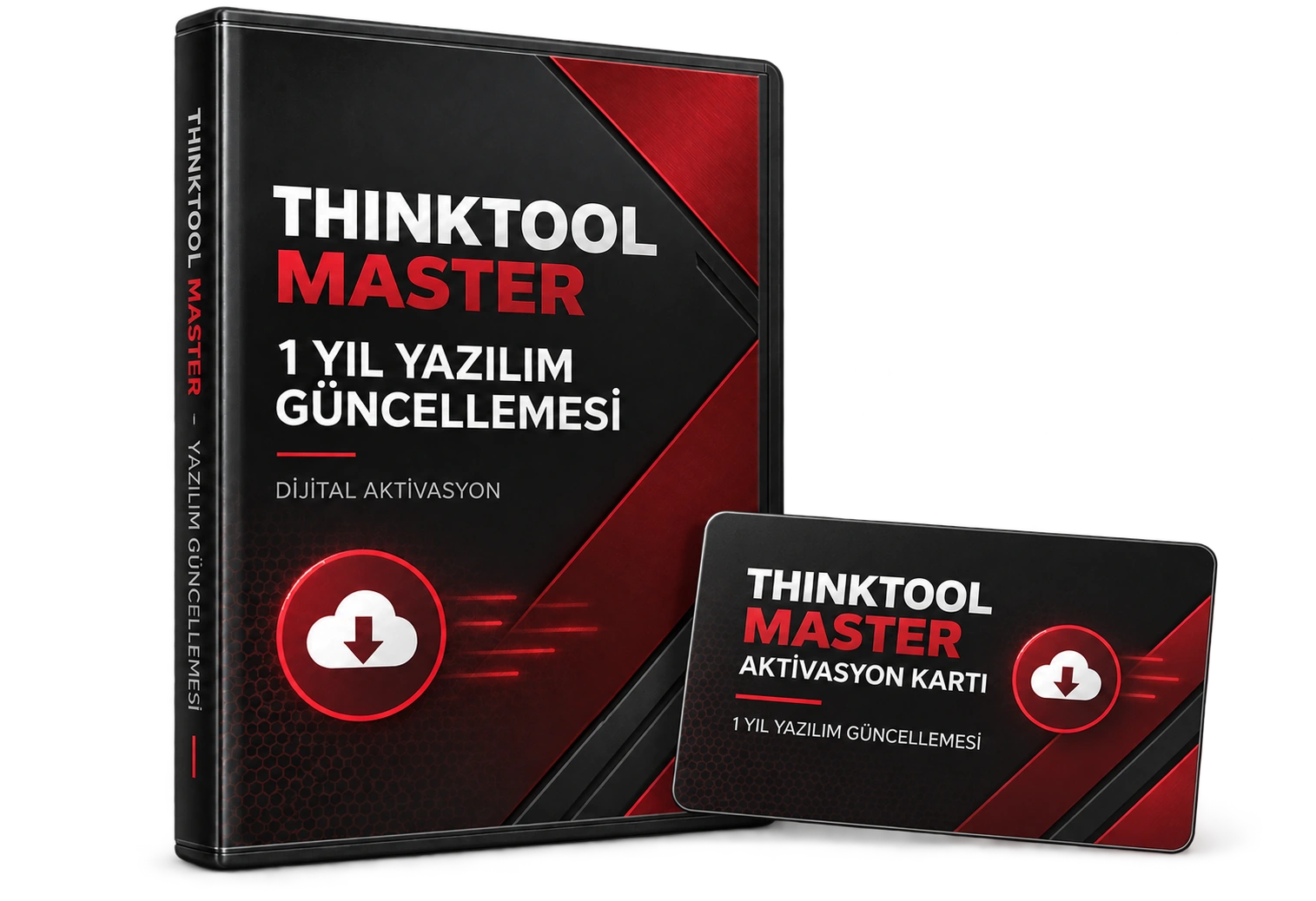 Thinktool Master 1 yıl yazılım güncellemesi kutusu ve aktivasyon kartı