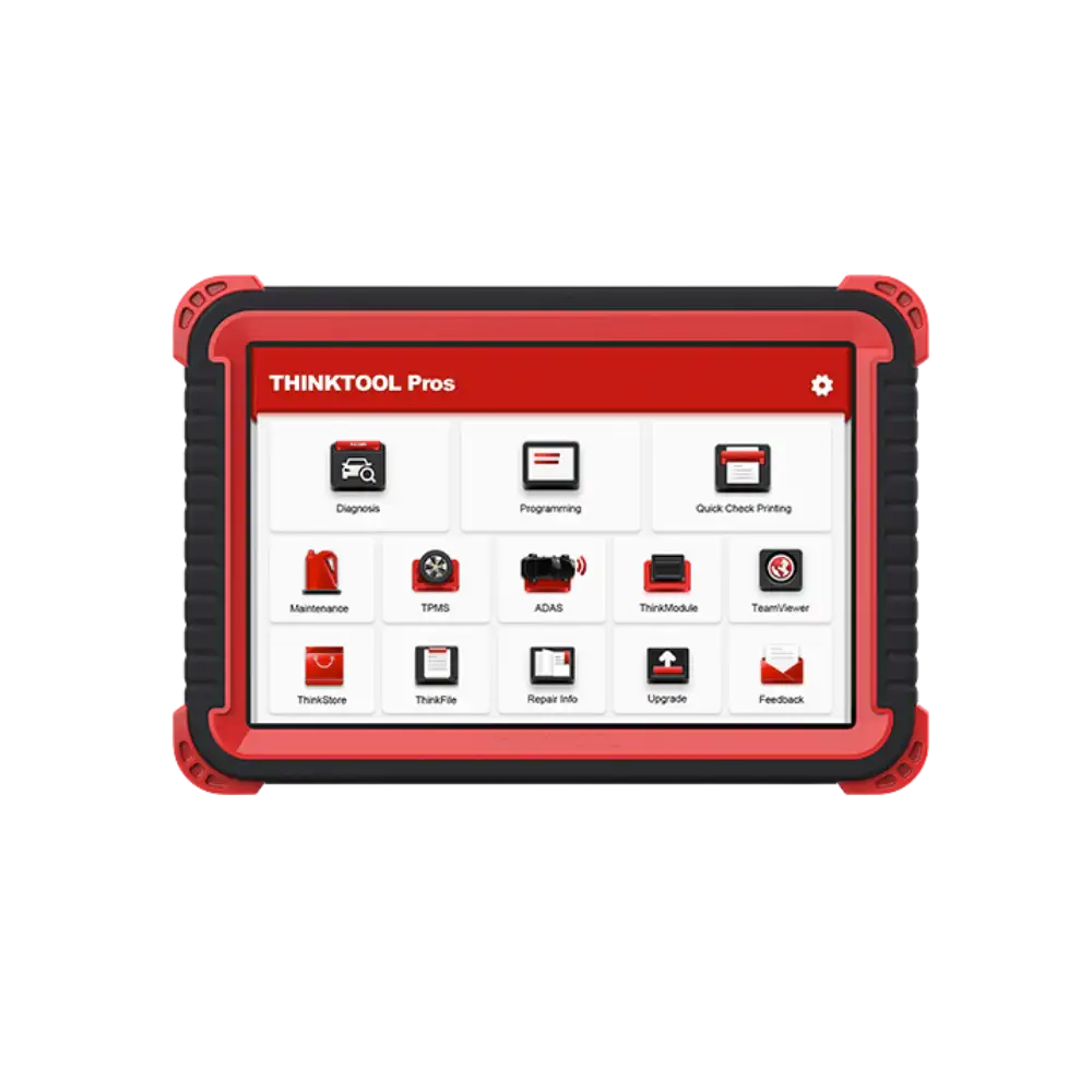 Thinktool Pros diagnostik tabletinin önden ekran görünümü