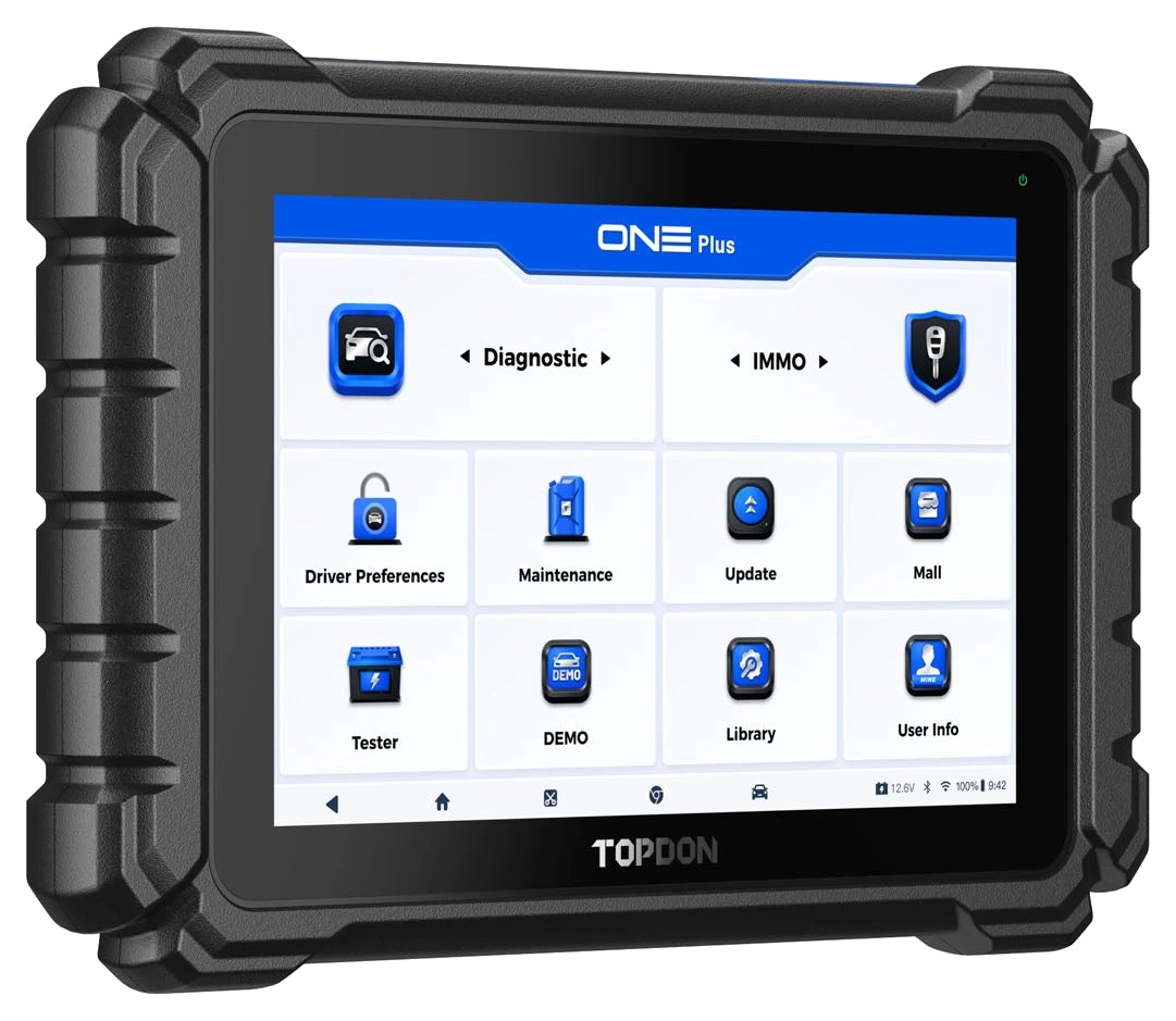 Tablet ön ekranının diğer açıdan görünümü