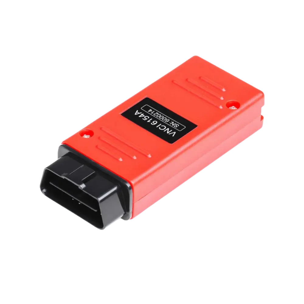 VNCI 6154A cihazının araca takılan 16 pin OBD fişi